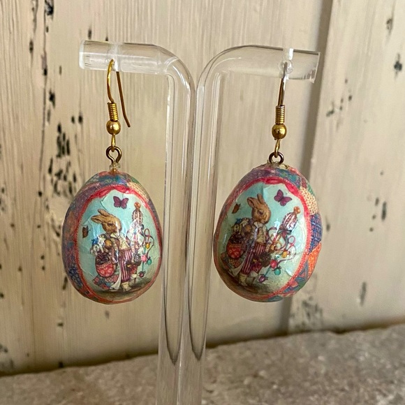 🐣Easter egg earrings! - Picture 1 of 4